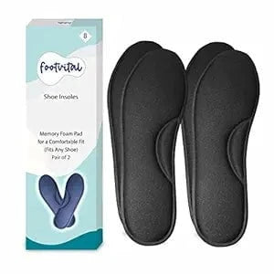 Shoprythm foot Vital 7 / Black / Pack of 2 Memory Foam Shoe Insoles Shoprythm foot Vital 7 / Black / Pack of 2 Memory Foam Shoe Insoles